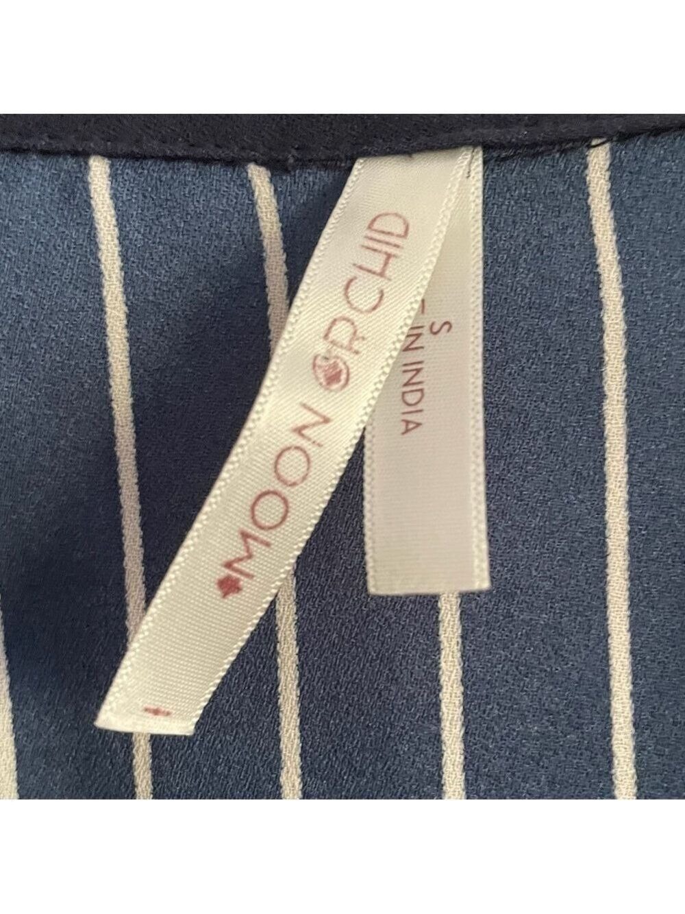 Moon Orchid Women’s Striped Cropped Button-Down Shirt - Picture 3 of 3